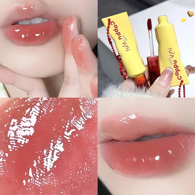 Mirror Water Liquid Lipstick Cappuvini – Gloss Espelhado com Efeito Jelly & Volume