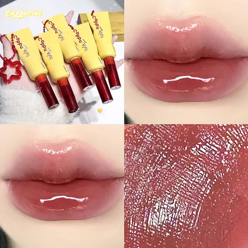 Mirror Water Liquid Lipstick Cappuvini – Gloss Espelhado com Efeito Jelly & Volume
