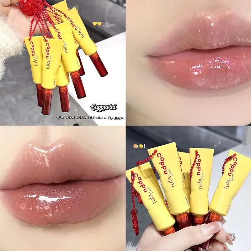 Mirror Water Liquid Lipstick Cappuvini – Gloss Espelhado com Efeito Jelly & Volume