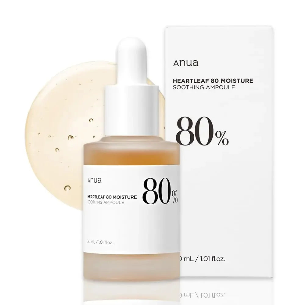 Ampola Calmante Hidratante Anua com 80% de Heartleaf