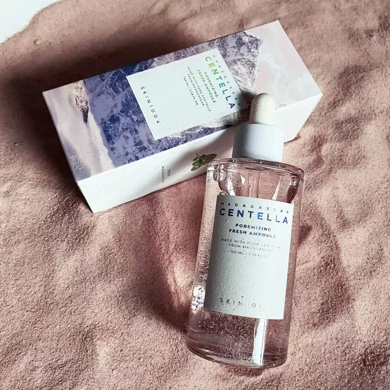 Kit Completo de Skincare Coreana com centella asiática e sal rosa