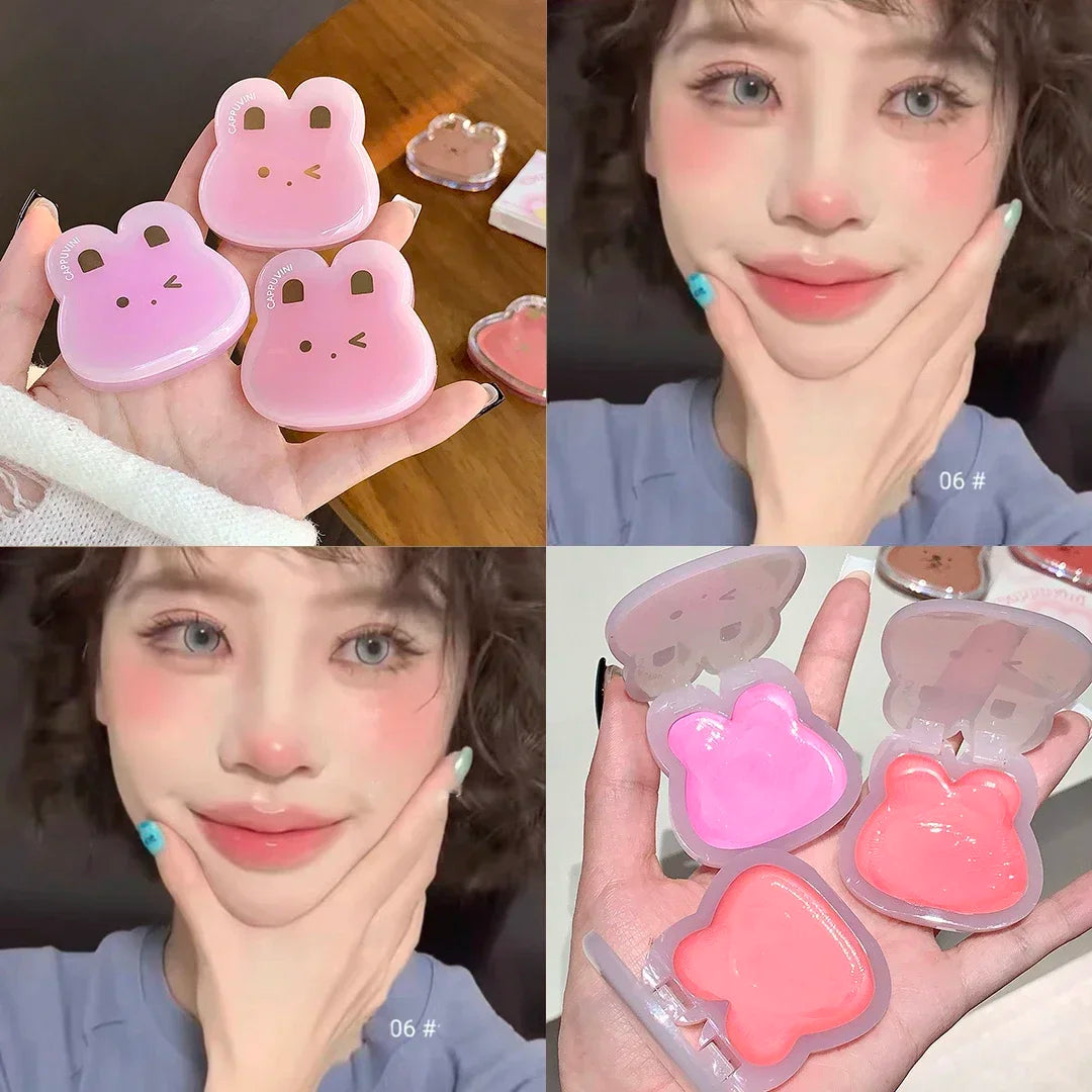 Blush Coelhinho Water Gloss – Multifuncional para Bochechas, Lábios e Olhos