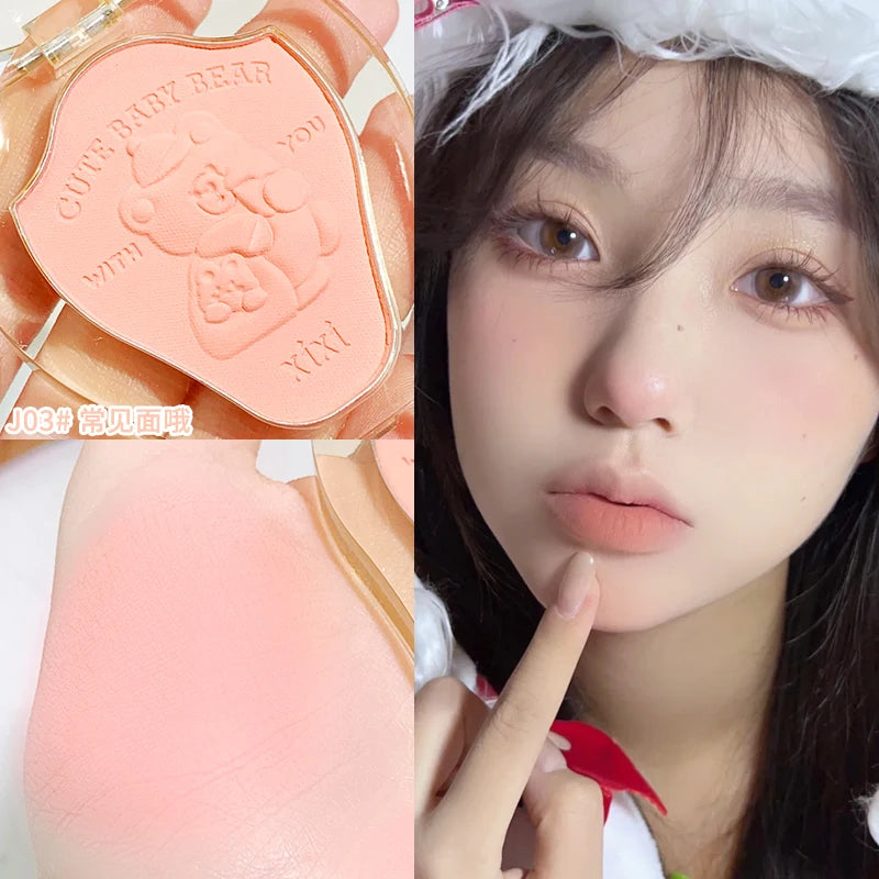 Cartoon Bears Blush – Toque Suave e Cor Natural para um Glow Rosado de Boneca