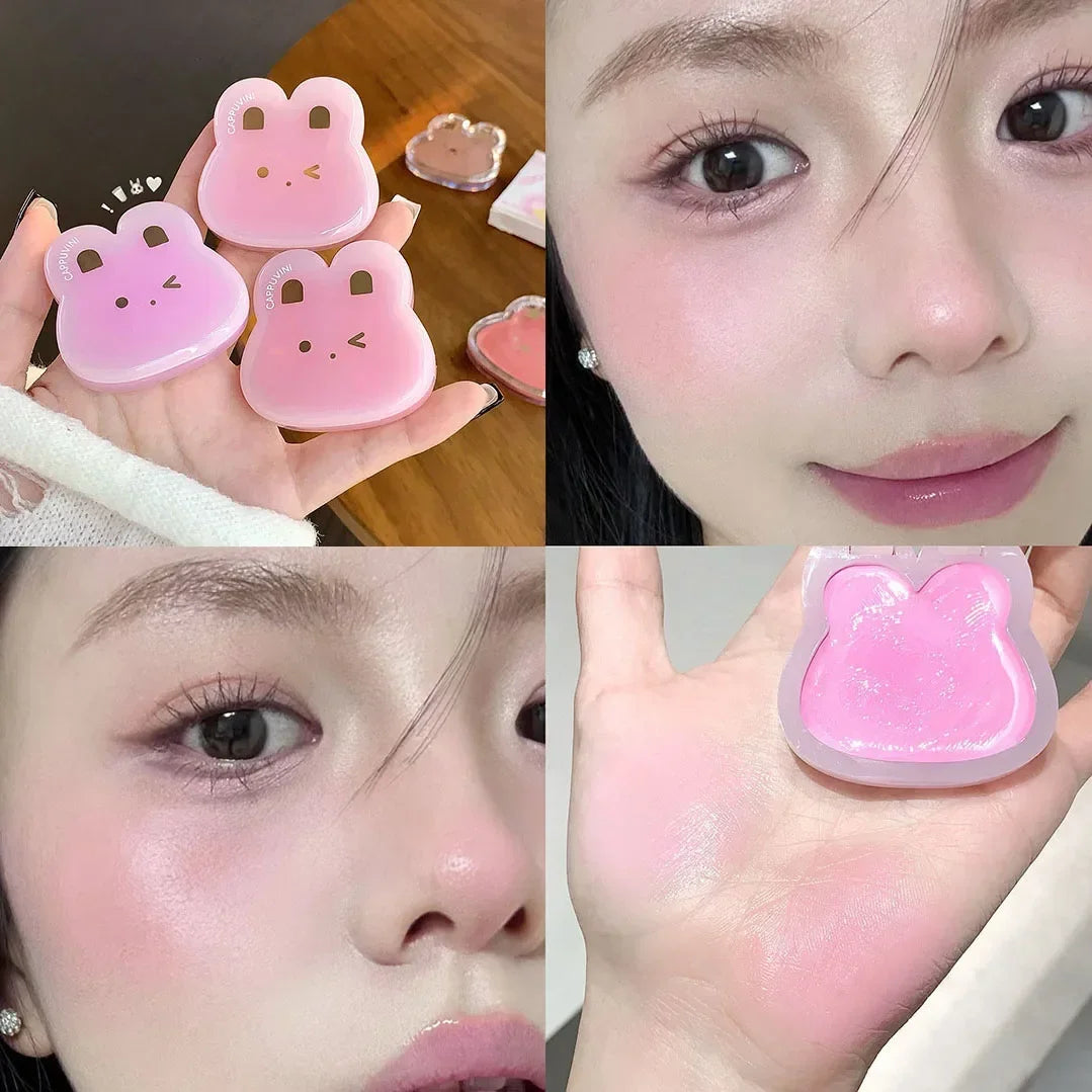 Blush Coelhinho Water Gloss – Multifuncional para Bochechas, Lábios e Olhos