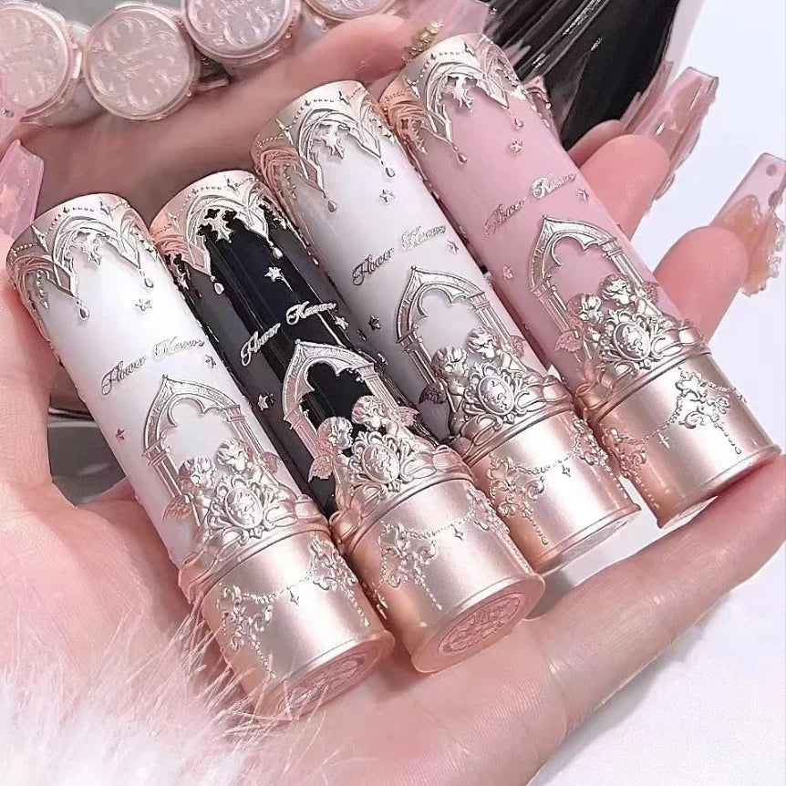 Batom Matte Velvet com Vitamina E Flower Knows Little Angel | Longa Duração & Vegano