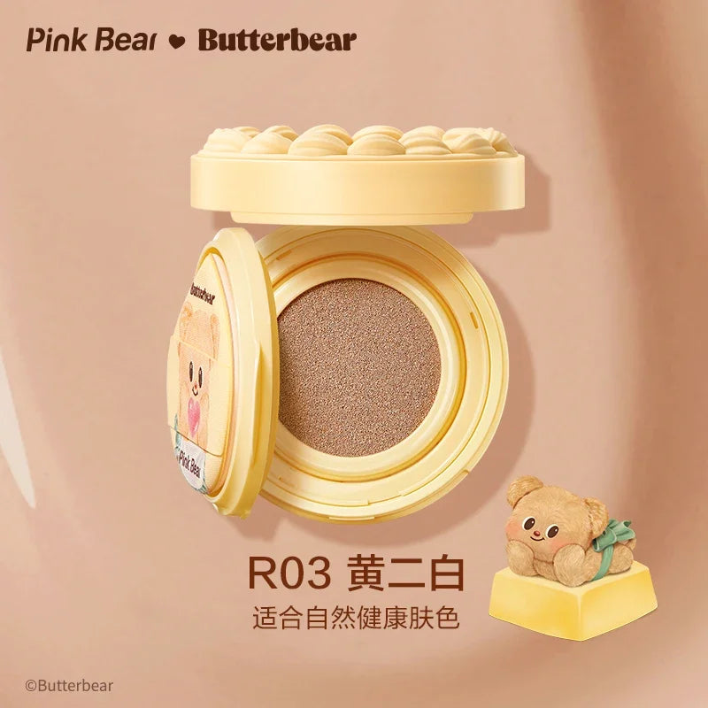 Base Air Cushion Pinkbear Bolo – BB Cream Iluminador com Cobertura Natural