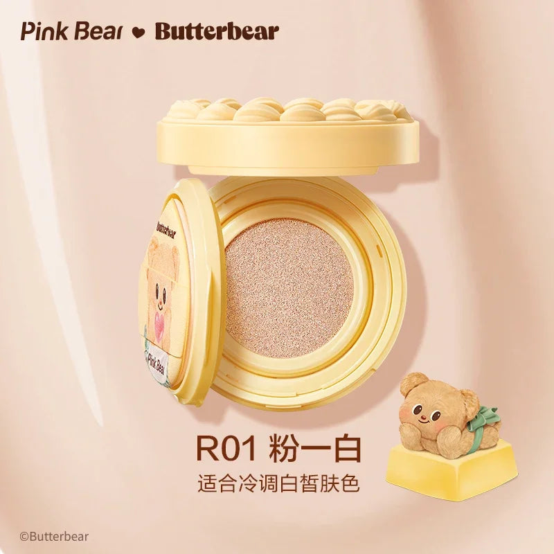 Base Air Cushion Pinkbear Bolo – BB Cream Iluminador com Cobertura Natural