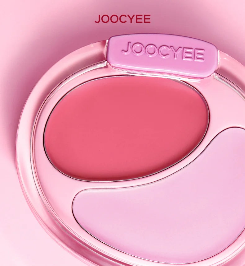 Joocyee Two-Color Cream Blusher – Duo Multifuncional para Bochechas e Lábios