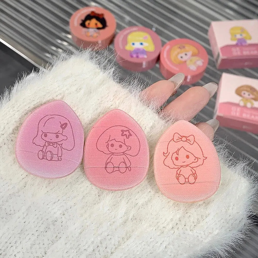 Gege Bear Air Cushion Blusher – Blush Compacto com Puff | Edição Colecionável