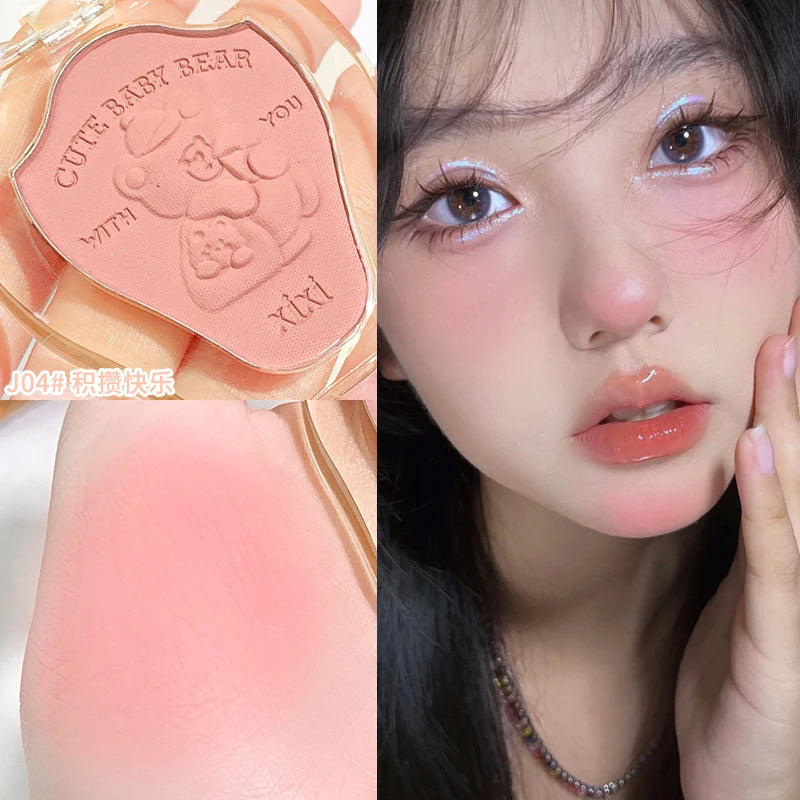 Cartoon Bears Blush – Toque Suave e Cor Natural para um Glow Rosado de Boneca