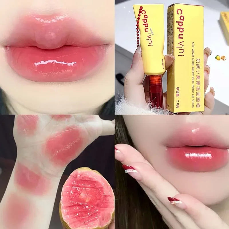 Mirror Water Liquid Lipstick Cappuvini – Gloss Espelhado com Efeito Jelly & Volume