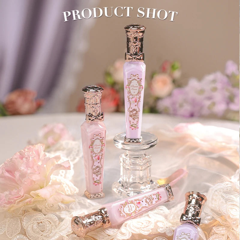 Flower Knows Strawberry Rococo Glowy Lip Gloss – Brilho Labial Hidratante com Efeito Espelhado