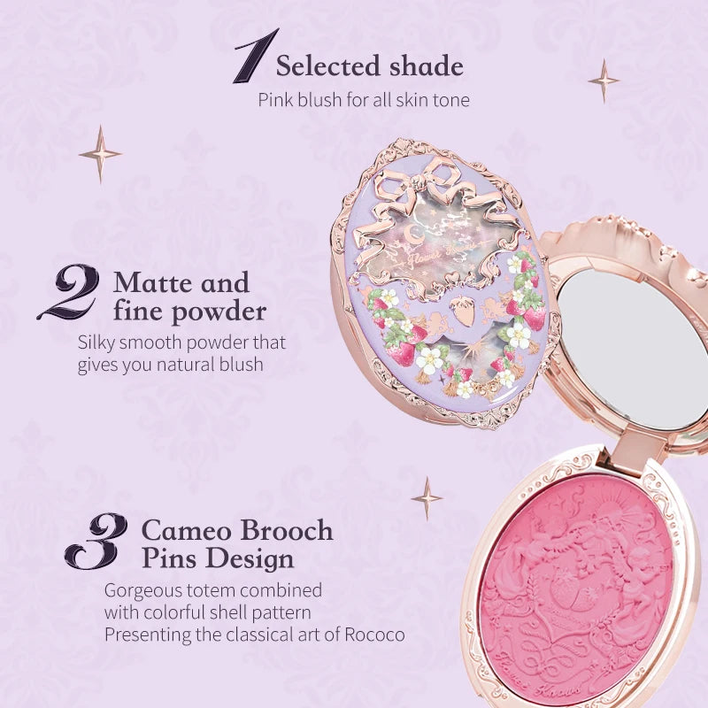 Blush Flower Knows Rococó Violeta – Edição Ocidental | Embossado & Aveludado