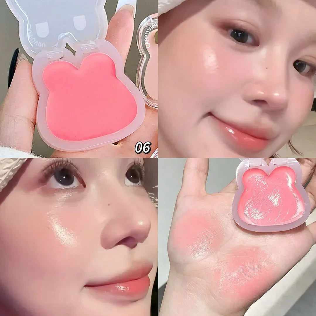 Blush Coelhinho Water Gloss – Multifuncional para Bochechas, Lábios e Olhos