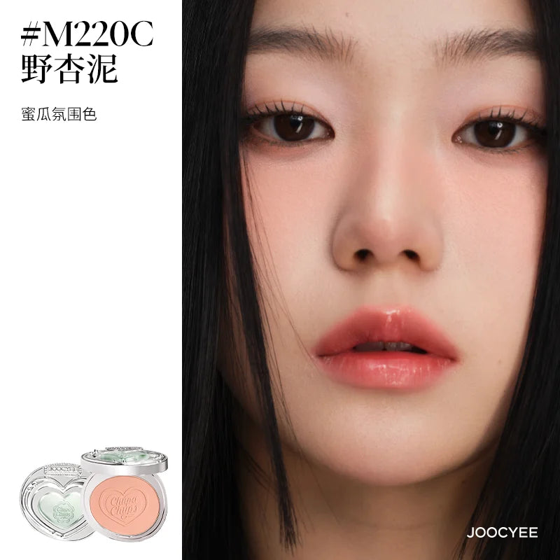 Blush Compacto Matte com Acabamento Natural Joocyee Gem Sandwich Chupa Chups