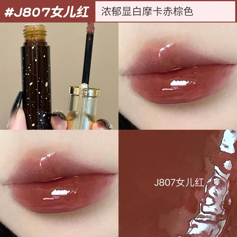 Gloss Gold Rush da Girlcult – Lip Glaze com Brilho Espelhado e Filme Protetor Não Transferível
