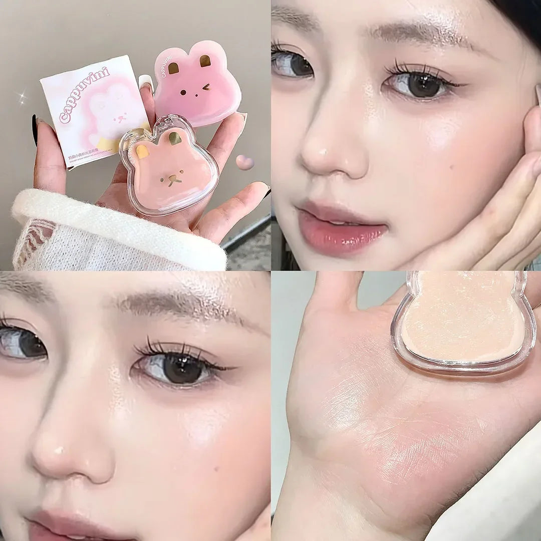 Blush Coelhinho Water Gloss – Multifuncional para Bochechas, Lábios e Olhos