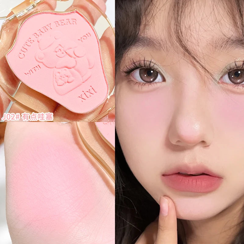 Cartoon Bears Blush – Toque Suave e Cor Natural para um Glow Rosado de Boneca