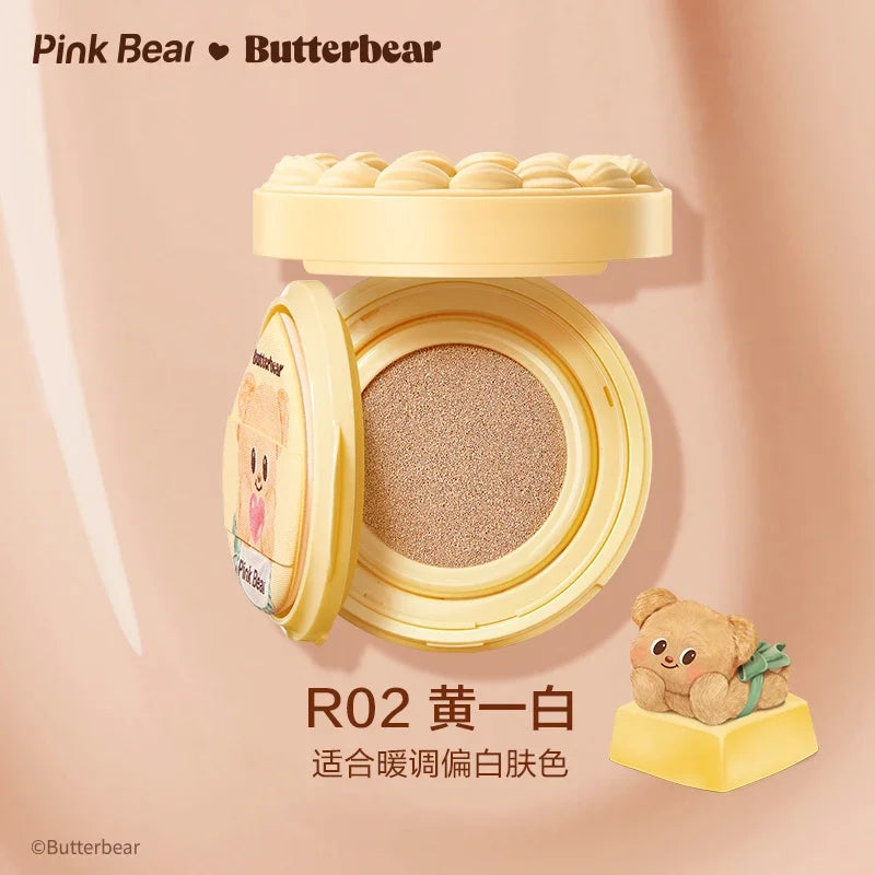 Base Air Cushion Pinkbear Bolo – BB Cream Iluminador com Cobertura Natural
