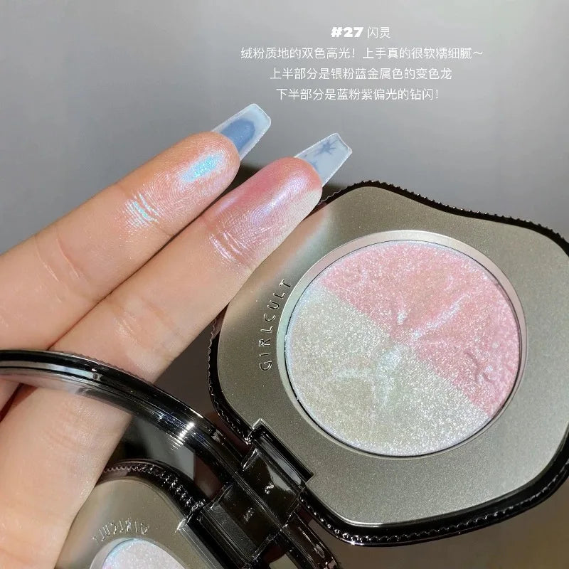 Blush Peach Series Girlcult Multiuso 3 em 1 (Blush, Sombra, Iluminador, Balm)