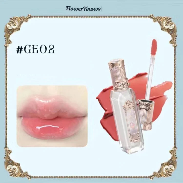 Gloss Labial Moonlight Mermaid Flower Knows – Brilho Espelhado Hidratante com Vitamina E