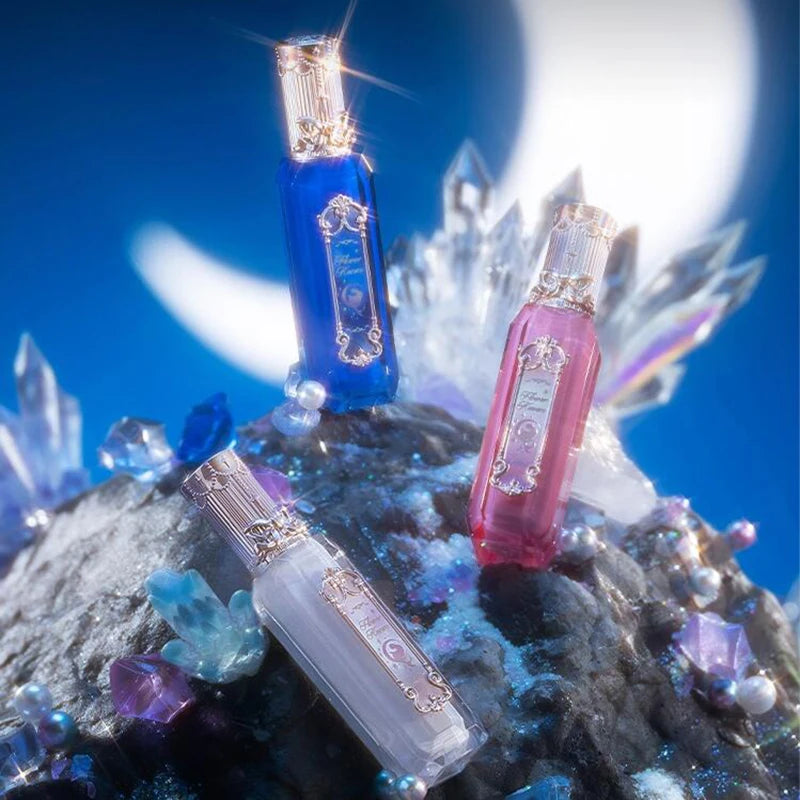 Gloss Labial Moonlight Mermaid Flower Knows – Brilho Espelhado Hidratante com Vitamina E