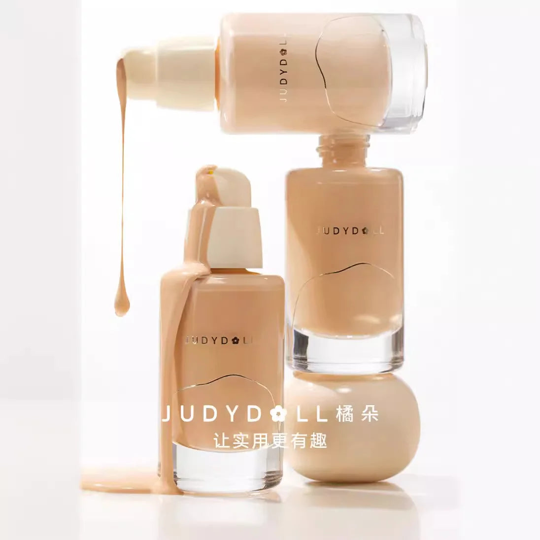 Base Líquida Hidratante Para Pele Oleosa Judydoll