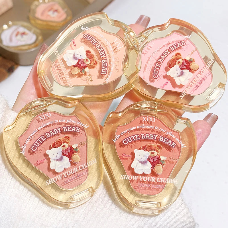 Cartoon Bears Blush – Toque Suave e Cor Natural para um Glow Rosado de Boneca