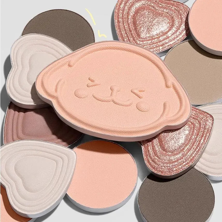 Paleta Tudo-em-Um para o Rosto Little Ondine – Blush, Iluminador, Contorno e Sombra
